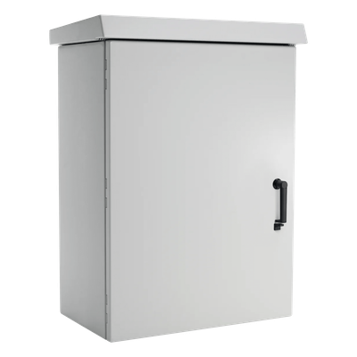 Gabinete OSP / 18 UR / 600 x 500 mm / Aluminio / NEMA 4X / IP66 / Enfriamiento Pasivo