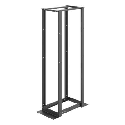 Rack Abierto 4 Postes / 45U / 2.13 m (7 ft) / Profundidad Ajustable 450-1050 mm / Aluminio 6063-T6 / Rieles Roscados 12-24