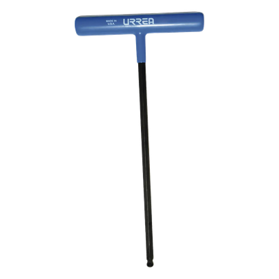 Llave Hexagonal Tipo T / Punta de Bola 6 mm / Longitud 9" (228.6 mm) / Mango Ergonómico Antideslizante / Acero Profesional
