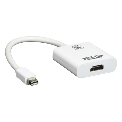 Adaptador activo / Mini DisplayPort a HDMI / 4K@30Hz / DisplayPort 1.2a / HDCP 1.3 / 6.89x1.77x0.59 in