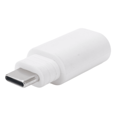 Adaptador de Conexión / Micro USB a USB-C / Compatible Panel Solar y Cámara Batería / Plástico Resistente