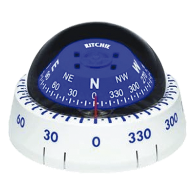 Brújula para Kayak / Esfera 2 3/4″ (70 mm) / Montaje Superficial Bajo / Sin Cableado