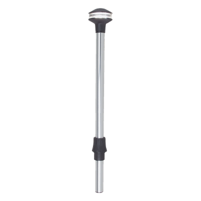 Luz de Navegación / 2 Millas USCG / 12 VDC / 9 W / Polo Stow-A-Way Plug-In / Lente Estriado Claro / Contactos Dorados / 0° Inclinación