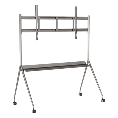 Soporte de Piso Móvil para Pantallas / 75" y 86" / Carga 100 kg / VESA 400x200 a 600x400 / Estructura Metálica 21.2 kg
