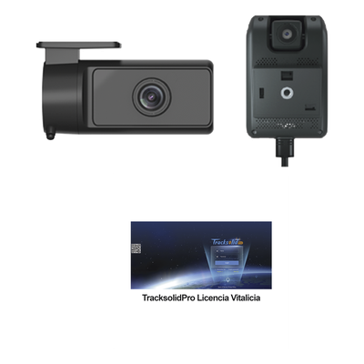 Dashcam Dual para Flotas / 4G / ADAS / DMS / Grabación Dual Carretera y Cabina / Alertas en Tiempo Real / Licencia Plataforma Incluida