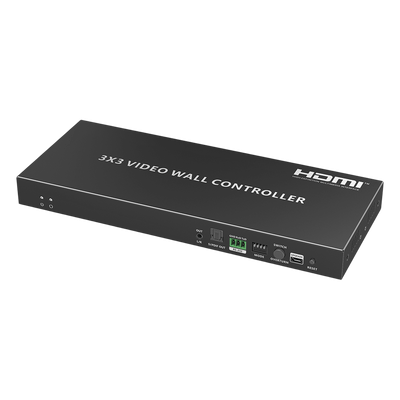 Controlador de Video Wall / 1x HDMI 2.0 In / 9x HDMI Out / 3x3 / 4K60Hz / HDCP 2.2