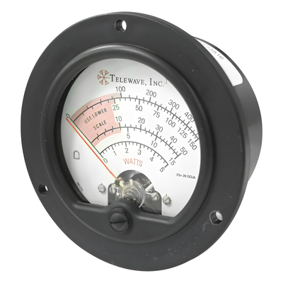 Carátula de Reemplazo para Wattmetro / 20 a 1000 MHz / 5 a 500 W / 50 Ω / Conectores N-Hembra
