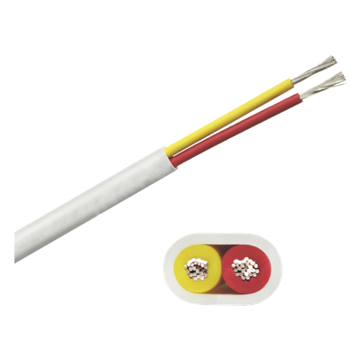 Cable Plano Marino / Calibre 16 / 2 Conductores Rojo y Amarillo / 100 pies (30.48 m)