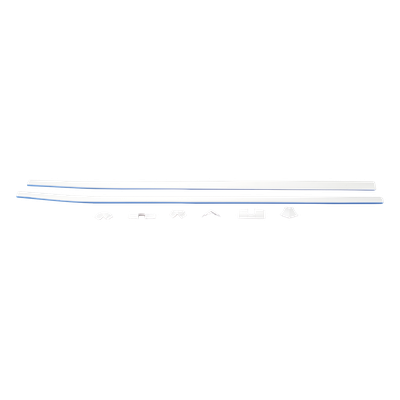 Kit de Canaleta 90° / Sin División / PVC Rígido / ABS / Autoextinguible / 3,344 mm² / Cinta Adhesiva