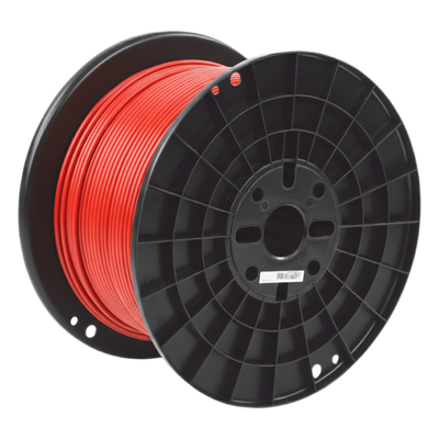 Bobina de Cable UTP / Cat6A / 23 AWG / CMR Riser / 305 m (1000 pies) / Rojo