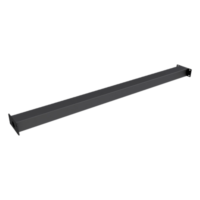 Perfil Rectangular de Interconexión / Acero 1200 mm (3.9 ft) / Ancho 56 mm (2.2 ft) / Soporte 100 mm (3.9 ft) x 40 mm (1.6 ft) / Radio de Esquina R4 mm