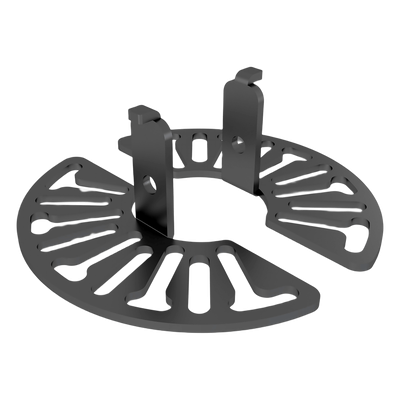 Soporte de Montaje Universal / Cámara Domo / 125 mm (4.92 in) de Diámetro / Altura Ajustable 45.2 mm (1.78 in) / Acero de Alta Resistencia