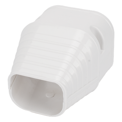 Tapa Final para Aire Acondicionado / PVC Rígido Blanco / -20°C a 75°C / Interior y Exterior / 11 Piezas / Compatible Minisplit