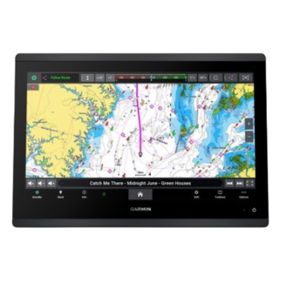 Plotter de Navegación Marina / Pantalla Táctil FHD IPS 15.6" (51.2 cm) / GPS + GLONASS + Galileo / NMEA 2000 y 0183 / IPX7 / 5000 Waypoints / 2 microSD / AI Compatible