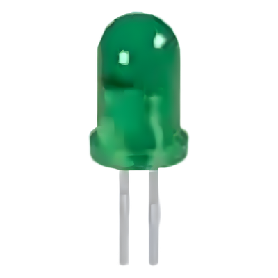 LED Verde / 568 nm / T-1 3/4 (5 mm) / Difuso / 3.5V a 14V / -40°C a +70°C