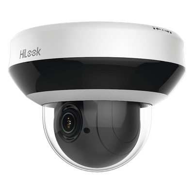 Mini PTZ IP / 2 Megapixel / 4X Zoom Óptico / Audio Bidireccional / IR EXIR 20 m (65.6 ft) / WDR 120 dB / PoE / IK10 / IP66 / Ultra Baja Iluminación