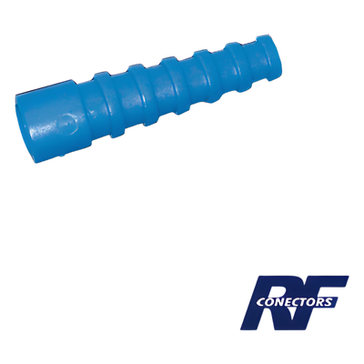Soporte de Alivio de Tensión / Compatible con RG-58/U, RG-142/U, LMR-195 / Ensamble Manual / Cuerpo Plástico Azul