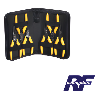 Juego de Pinzas / 6 Piezas / Acero Inoxidable / 108mm a 130mm / Salas Limpias