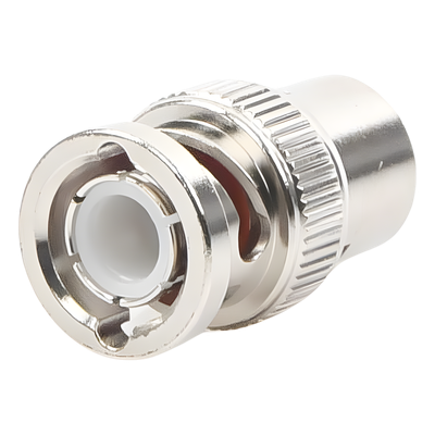 Conector BNC Macho / Rosca / Compatibilidad RG-58/U, RG-142/U, LP-142 / Cuerpo Níquel / Contacto Oro / Aislante Delrin