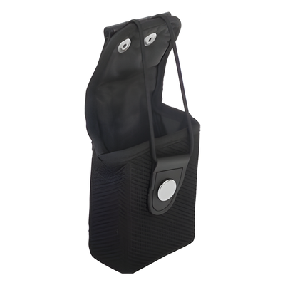 Funda Radio Portátil / Nylon Resistente / Presilla Cinto / Broche Presión / 65 x 85 a 100 x 37 mm / Universal