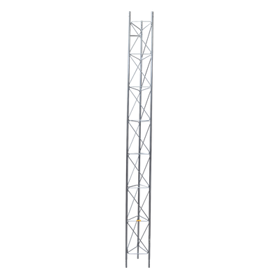 Tramo de Torre Arriostrada / 3 m (9.8 ft) x 30 cm / Galvanizado por Inmersión / Resistencia Viento 200 km/h / Carga 200 kg / Acero A-36 / Zonas Húmedas