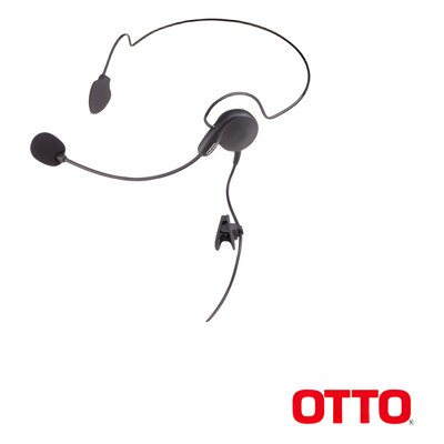 Diadema / Auricular Izquierdo / Micrófono Flexible / PTT Ultraligero / Jack 2.5 mm / Compatible Kenwood NX-200/300/410, TK-480/2180/3180