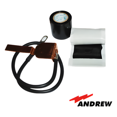 Kit de Aterrizaje Estándar / Cable 5/8" y 7/8" / Conductor 609.6 mm (24") / 6 AWG / Resistencia DC 0.001 Ω / 100 kA Pico