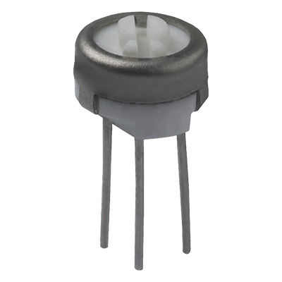 Potenciómetro Cermet Trimer / 200 kΩ / 1 Vuelta / 0.5 W / 0.250" Diámetro / Terminales PCB / -55°C a +150°C