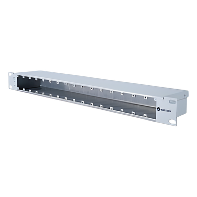 Chassis de Aterrizaje / 16 Módulos Ethernet/Gigabit / Rack 19" / -40 a 85°C / 1.58x0.28x0.15 ft