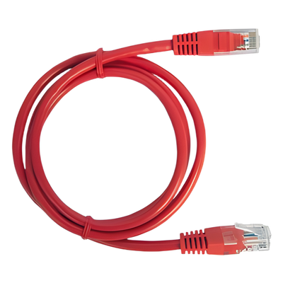 Cable de Parcheo UTP Cat6 / 3.0 m (9.84 ft) / 1 Gbps+ / RJ45 / Rojo
