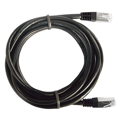 Cable de Parcheo FTP / Cat6 / 3.0m (9.84 pies) / Blindaje Global / RJ45 / Negro