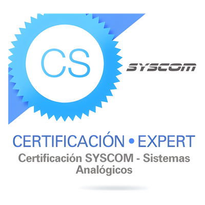 Certificación SYSCOM. Sistemas Analógicos.