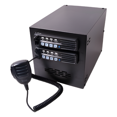 Repetidor UHF / 450-512 MHz / 45 W / MDC-1200 / Chasis Integrado / 7.4 x 10 x 12.8 pulg