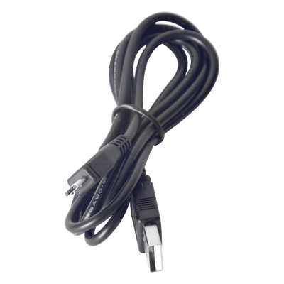 Cable programador y cargador / USB 2.0 a Micro USB / 1 m (3.3 ft) / 1.5 A / Conectores dorados / PVC negro