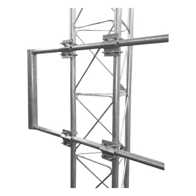Brazo para Torre / Acero ASTM A-36 / Galvanizado Electrolítico / Tubo Ø 2" Ced 30 / Largo 1.7 m (5.6 ft) / Ajustable 30-100 cm (11.8-39.4 in)
