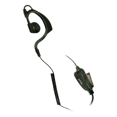 Kit de Micrófono-Audífono en forma de gancho para KENWOOD NX-200/300/410, TK-480/2180/3180