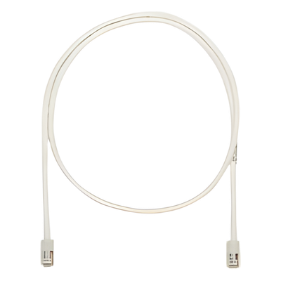 Cable de Parcheo UTP / Cat 5e / 0.91 m (3 ft) / 24 AWG / T568A / CM / Blanco Mate
