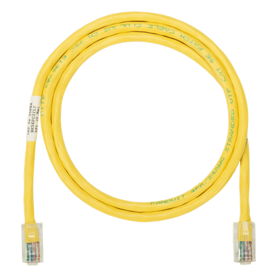Cable de Parcheo UTP / Cat 5e / 24 AWG / 1.52 m (5 ft) / T568A / Amarillo