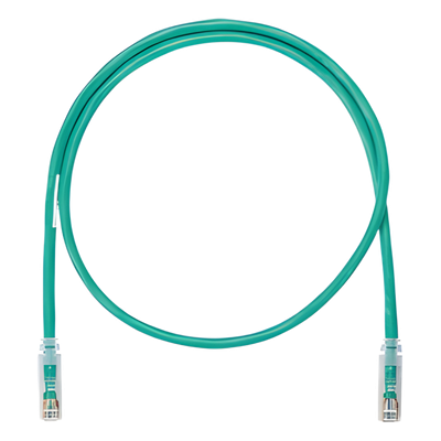 Cable de Parcheo UTP / Cat 6 Clase E / 24 AWG / 1 m (3.28 ft) / T568B / RJ45 / Verde