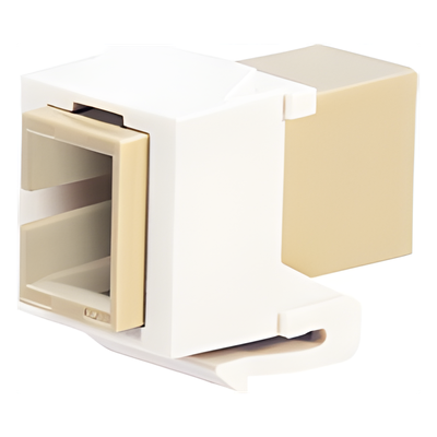 Módulo Acoplador / SC Simplex / Fibra Monomodo OS1/OS2 / Keystone / Cerámica Zirconia / Color Blanco
