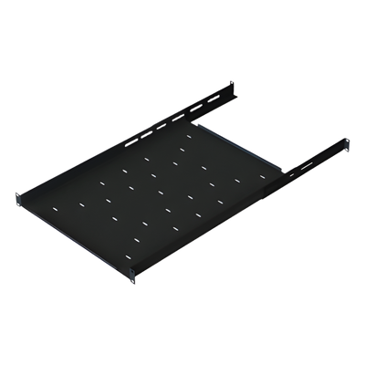 Charola Ajustable para Rack / 19" / 1U / Profundidad 633-816 mm (2.08-2.68 ft) / Acero Calibre 16 / Carga 44 kg (97 lb)