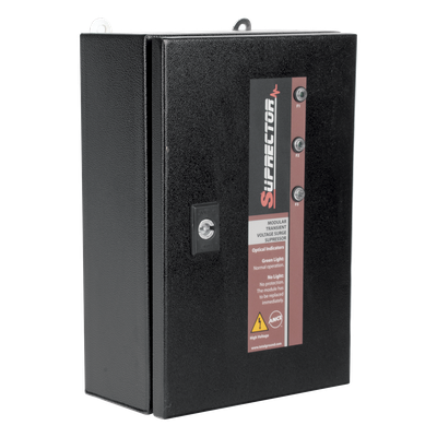 Supresor de Transientes Clase B / 127/220 Vca / 1 Fase / 80 kA / Gabinete NEMA 4 / 30 x 20 x 12 cm (11.8 x 7.9 x 4.7 in)