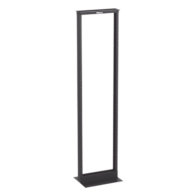 Rack de Dos Postes / 19 Pulgadas / 45 Unidades / Aluminio / Carga 1000 lbs (453 kg) / Rieles Numerados #12-24