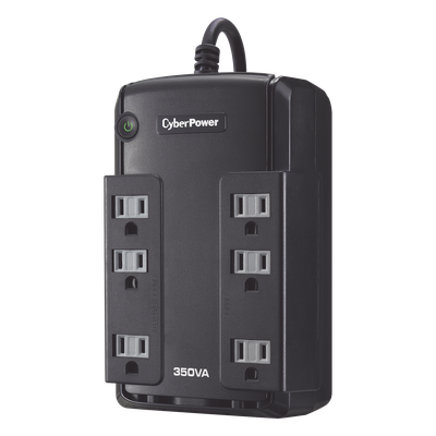 UPS Standby / 350 VA / 255 W / 6 Tomas NEMA 5-15R / Protección 810 J / Montaje en Pared
