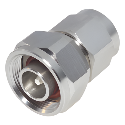 Adaptador en Línea / 4.3-10 Macho a N Macho / 50 Ω / Hasta 5,500 MHz / PIM ≤-160 dBc / VSWR ≤1.10:1