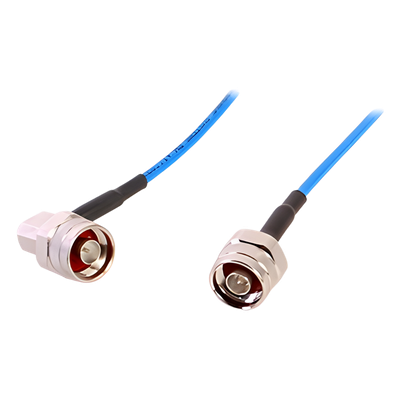 Jumper de Cable Coaxial / 1/8' Diámetro / 1 Metro (3.28 Pies) / N Macho a N Macho A/R / DC-3 GHz / IM3 -155 dBc / UL910 Plenum
