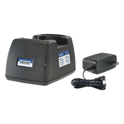 Cargador de escritorio rápido / 100-240V CA / Li-Ion y Li-Po / LED indicador 80%-100% / 1.6 cavidades / Compatible múltiples series Motorola