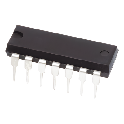 Circuito Integrado Interruptor Cuádruple Bilateral / DIP-14 / 3V a 18V / -55°C a 125°C / Resistencia On 125 Ω