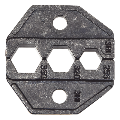 Matriz Ponchadora / Conectores F / RG59 y RG6 / Engarce Hexagonal Triple / 0.255'' × 0.320'' × 0.350'' / 64 g