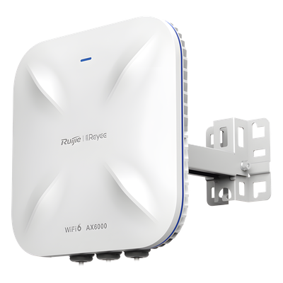 Punto de Acceso Mesh Wi-Fi 6 / Banda Dual 5.95 Gbps / MU-MIMO 4x4 / Omnidireccional 360° / Puerto 2.5G PoE y SFP / Exterior Industrial